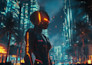 do a cyberpunk futuristic city